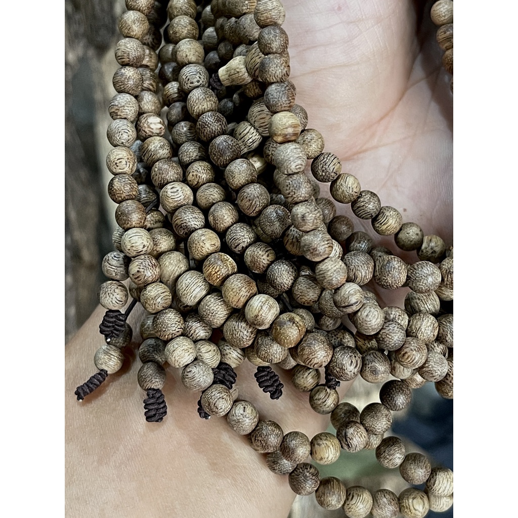 Vòng tay trầm hương tốc hàng việt mộc thơm ngọt chuẩn tự nhiên 6mm