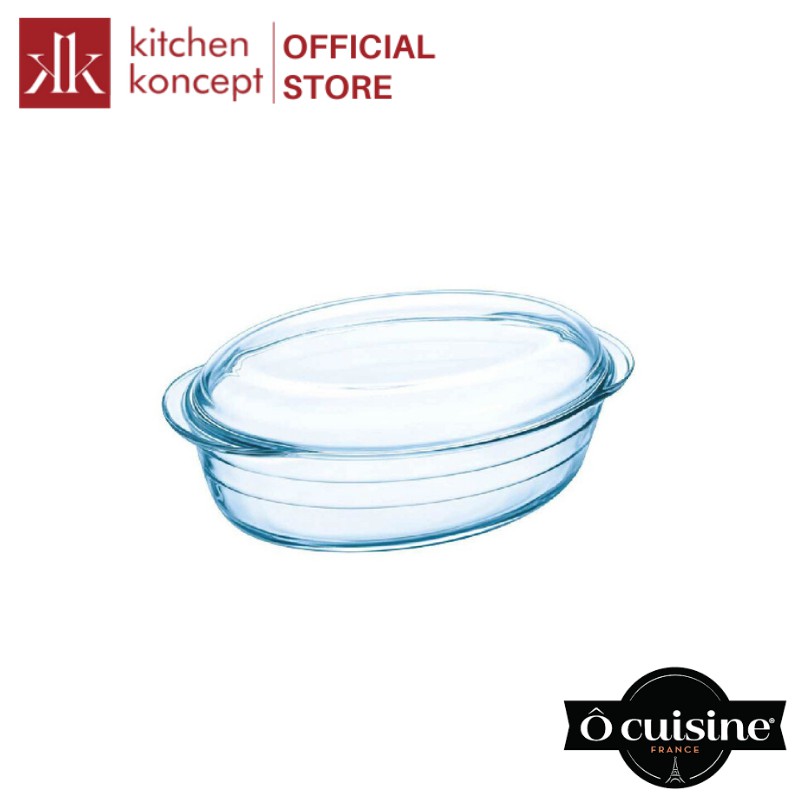 Tô Gốm Thủy Tinh Oval Ocuisine