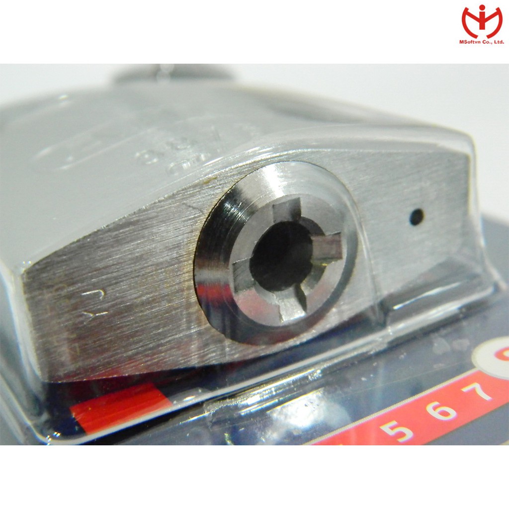 [Hỏa tốc HCM] Ô khóa ABUS 88/50 Plus thân đồng rộng 50mm bọc Crom lõi lá 3 chìa vuông - MSOFT