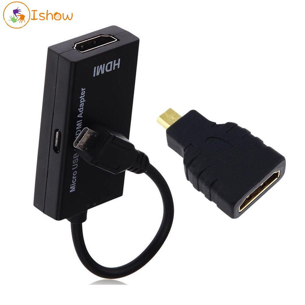 Đầu Chuyển Đổi Micro Usb Sang Hdmi Mhl Sync Hdtv Cho Android Huawei Samsung Sony 1080p