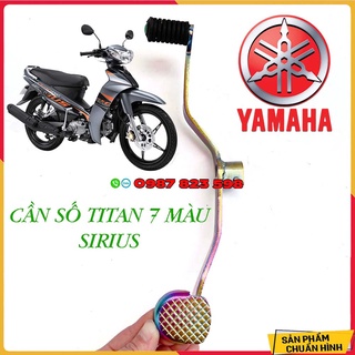 Sirius cần số titan, đen tĩnh điện, inox trắng - cần số sirius xăng cơ