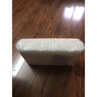 Ống hút nhựa cong trắng phi 6