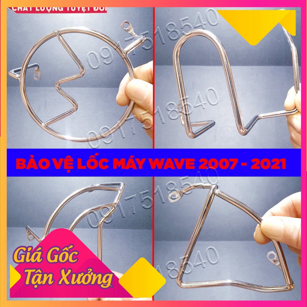 Bảo vệ lốc máy Wave 2007-2021, Wave Rsx, Rs . S, , Wave Blade Wave 50cc inox, titan 7 màu (Ảnh Sp thật)