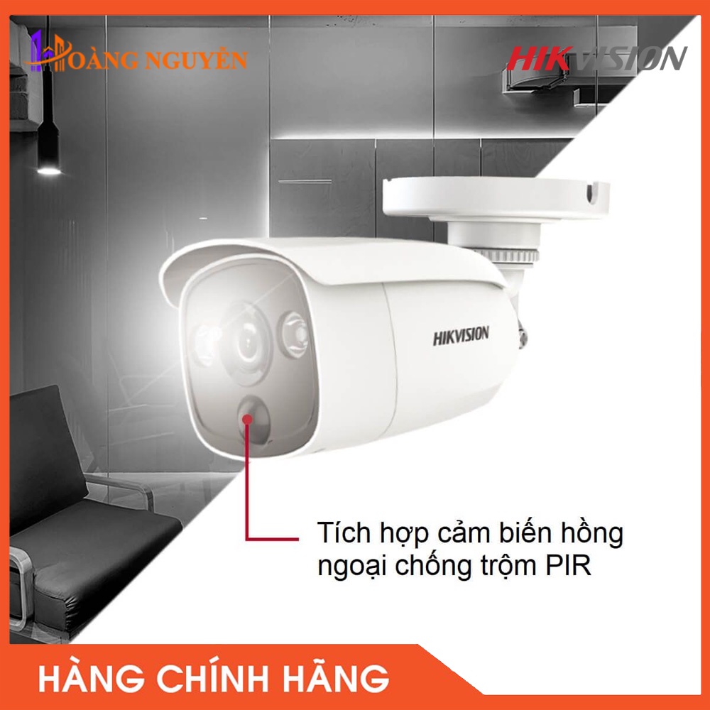 [NHÀ PHÂN PHỐI] Camera chống trộm HD-TVI 2MP Hikvision DS-2CE12D0T-PIRL