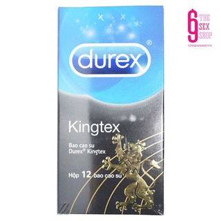 Bao Cao Su Durex Kingtex Siêu Mỏng 12S