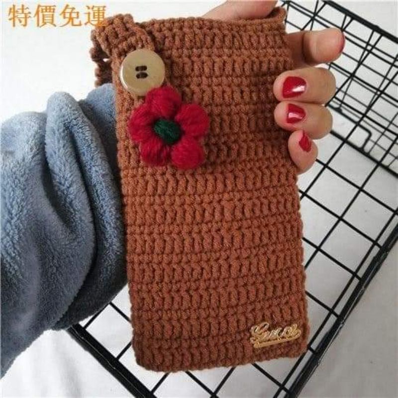 Túi đựng điện thoại di động bằng len