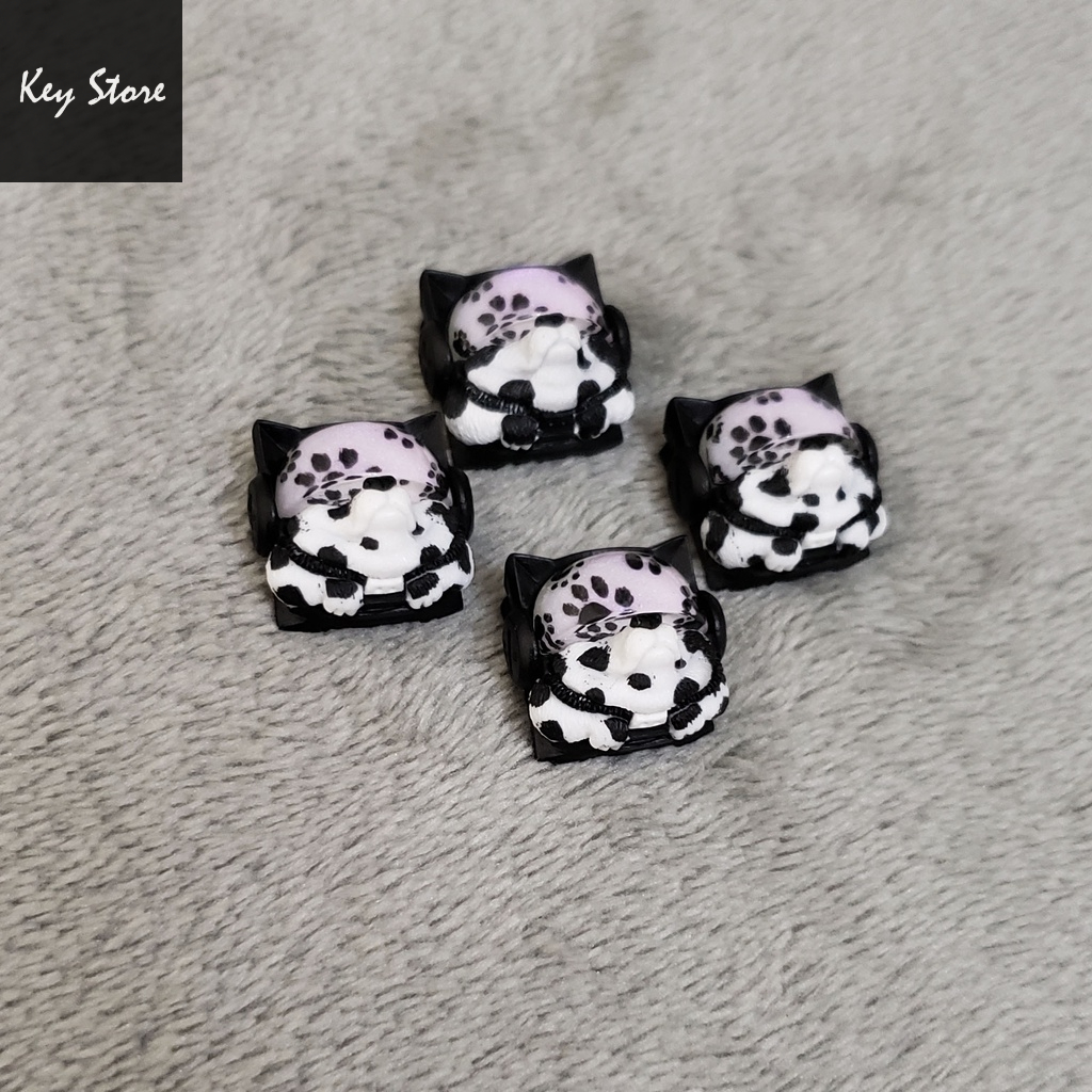 Nút bàn phím cơ artisan keycap sirius màu 101 chú chó đốm