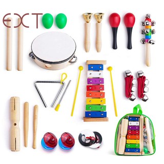 Musical Instruments for Toddler with Bag,12 in 1 Music Percussion Set