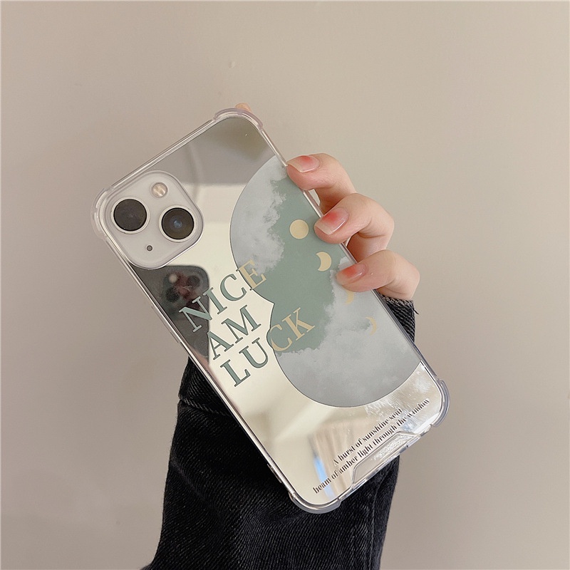 Ốp lưng iphone Ốp Điện Thoại Tráng Gương Họa Tiết Hoa Cho Iphone 11Promax 6/7/8/Plus11/xsmax/Pro Max/Mini 14pro Dinuo case