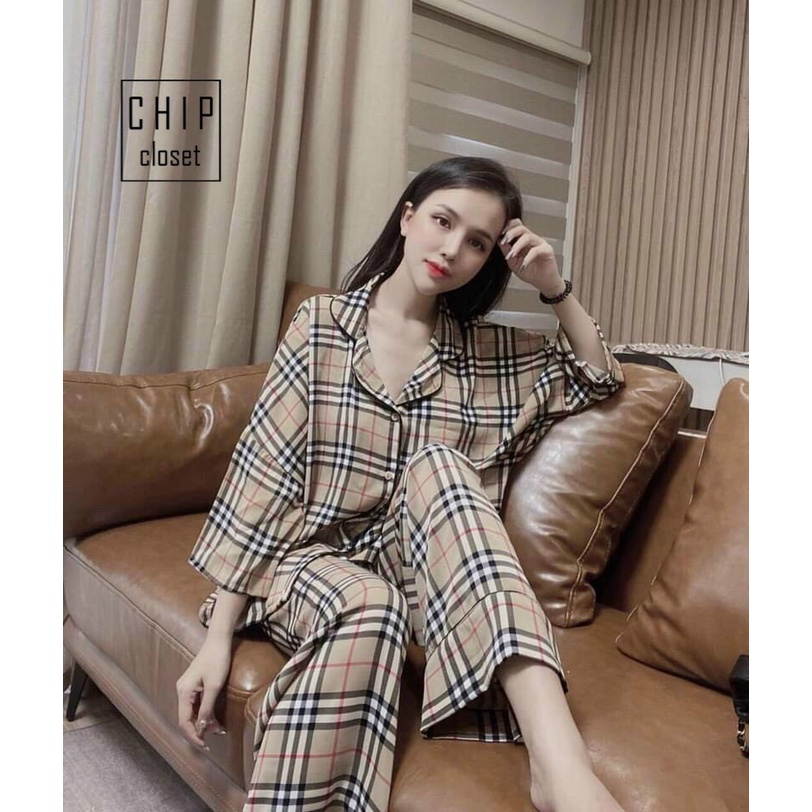 Bộ Ngủ Pijama Tay Lỡ Quần Dài - Bộ Mặc Nhà Chất Kate Thái Mềm Họa Tiết Hoạt Hình Siêu Xinh - KT002 | BigBuy360 - bigbuy360.vn