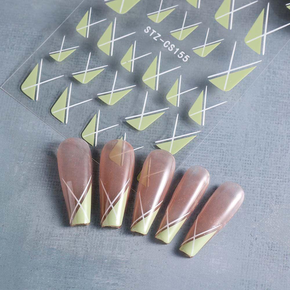 Miếng Dán Trang Trí Móng Tay Hình Trái Tim Và Mặt Trăng Phong Cách Trung Hoa