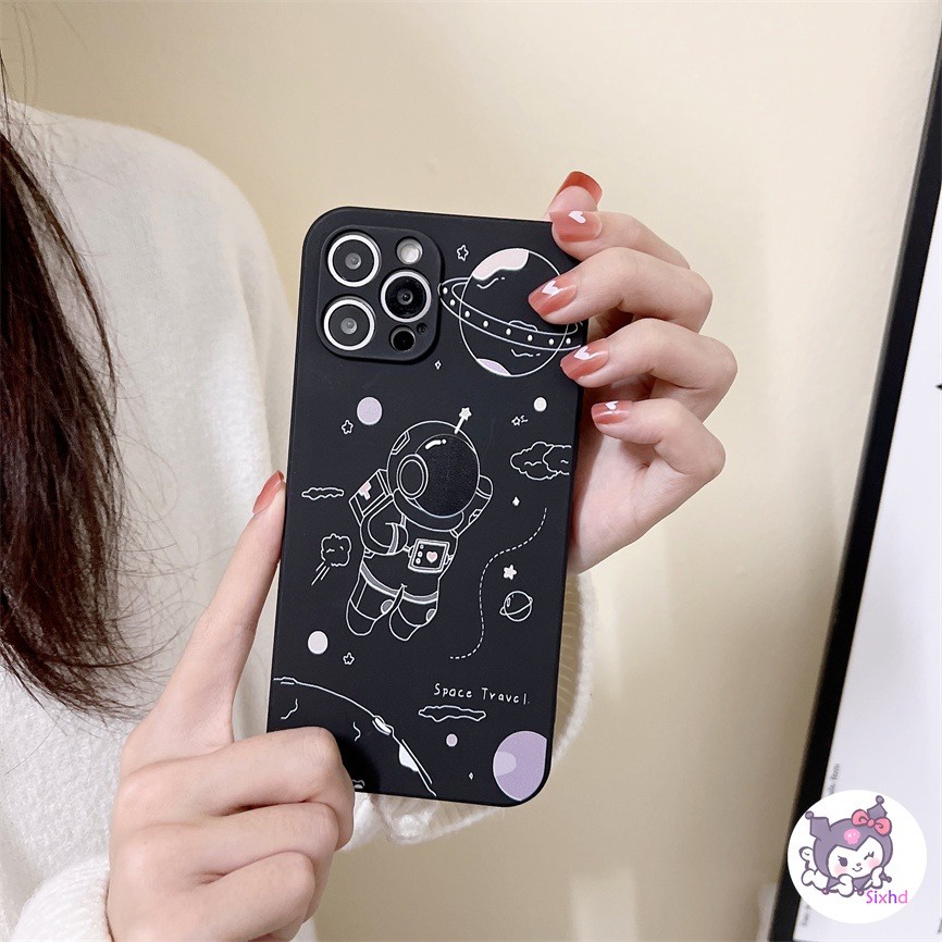 Ốp điện thoại silicon mềm in hình phi hành gia cho Samsung A13 A33 A53 A73 5G S20FE S22 S21 S20 S10+ Ultra Note 20Ultra