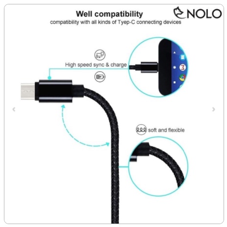 Cáp Sạc Nhanh 3 Đầu Type C Micro
