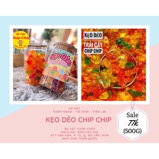 [Ăn Là Ghiền] Kẹo Dẻo Chip Chip 500g Thơm Ngon - Vệ Sinh - Tiện Lợi