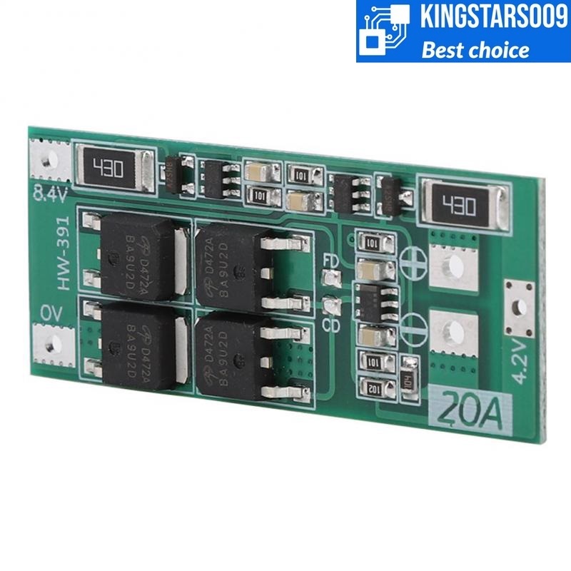 Mạch sạc pin lithium li-ion 2S 20A cân bằng