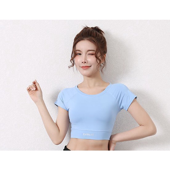 Áo tập gym nữ, áo tập yoga nữ kiểu áo croptop body dùng tập thể thao gym yoga zumba aerobic chất liệu dệt kim cao cấp