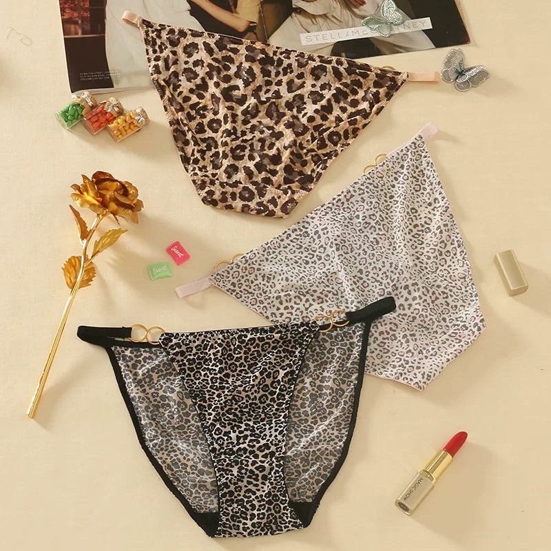 Quần Lót Nữ ❤️Quần Lót Su Sexy Phối Họa Tiết Dây Hông Gợi Cảm Quyến Rũ S1366