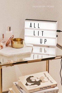 LightBox / Hộp đèn chữ phát sáng A4