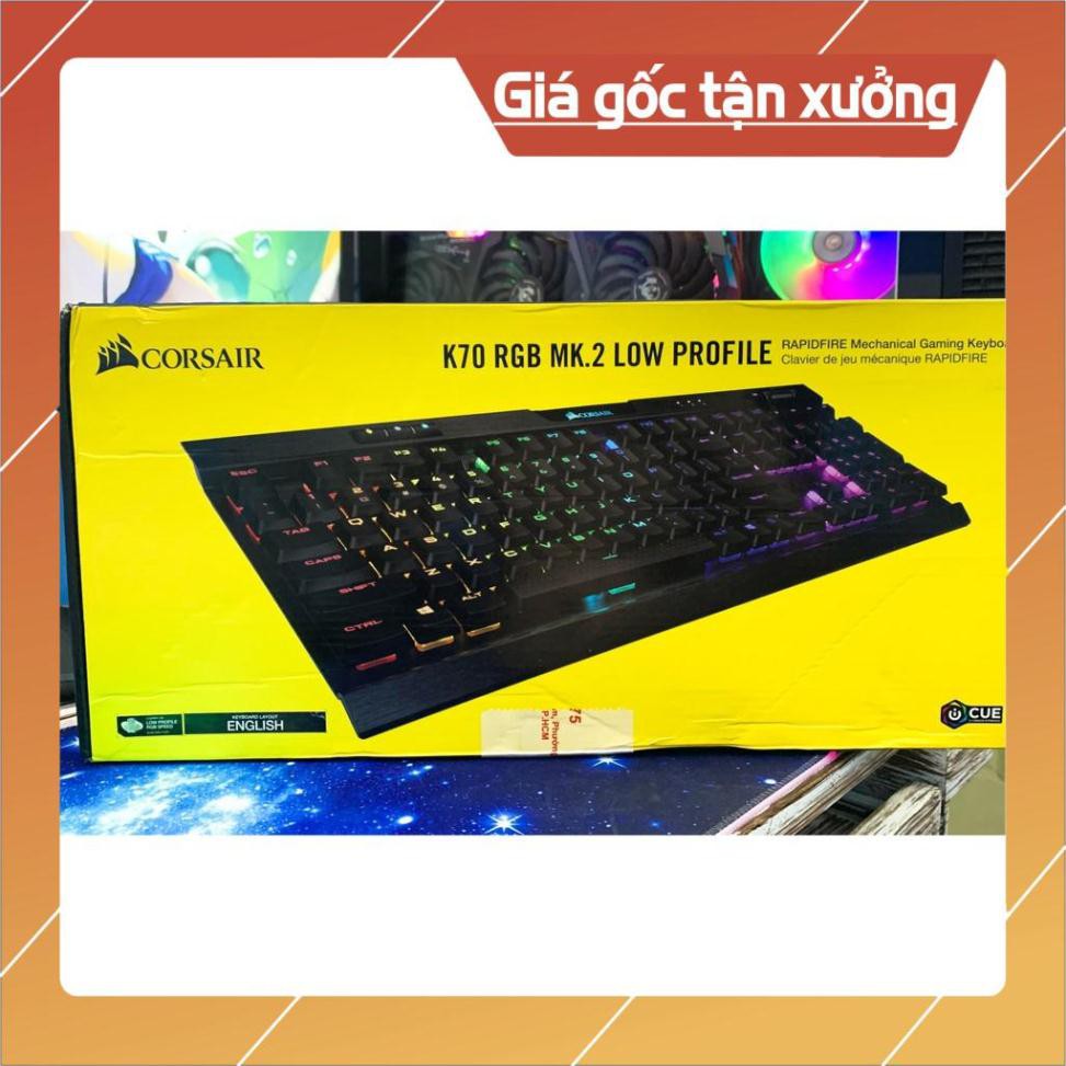 Hàng cao cấp Bàn phím cơ Corsair K70 RGB MK2 Low Profile Speed switch Hàng cao cấp