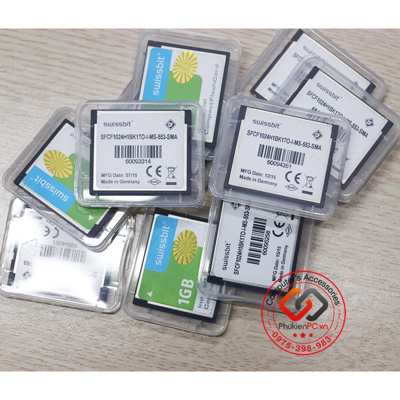 Thẻ nhớ CF công nghiệp Swissbit 1GB (made in Germany)