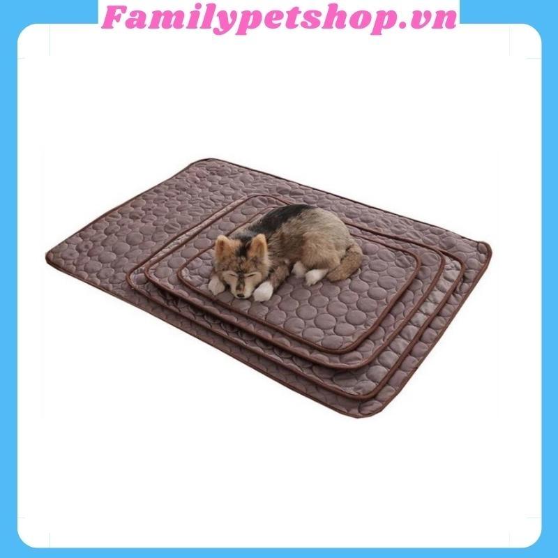 Đệm điều hòa cho chó mèo-mẫu thảm chiếu thoáng khí có thể giặt cho cưng-familypetshop.vn