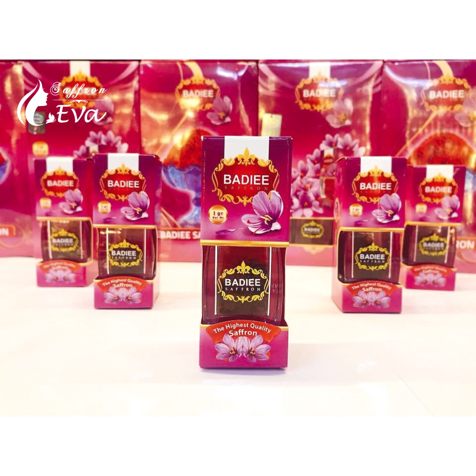 Combo 5 hộp 1gr Saffron Negin loại 1 160K/GR Thương Hiệu Badiee / Nhụy Hoa Nghệ Tây Iran Loại Negin