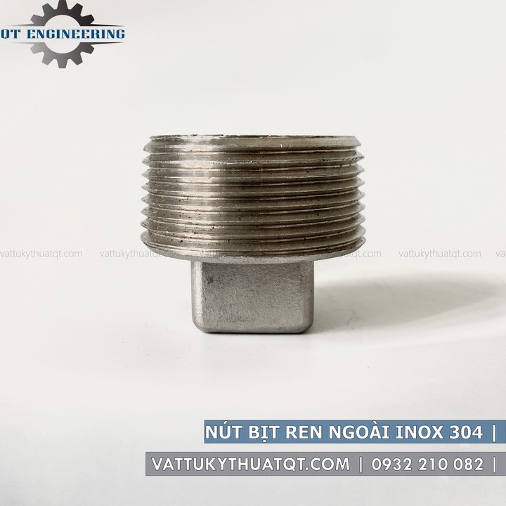 Nút Bịt Ren Ngoài Inox 304 | DN8-DN32