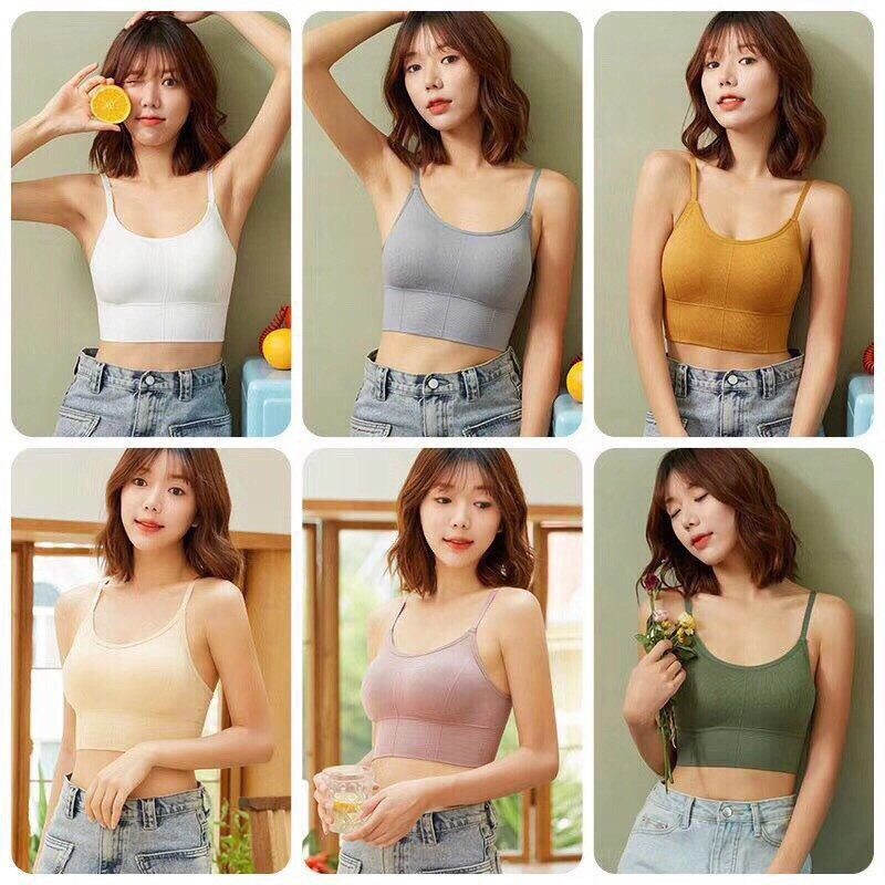 Áo Bra Tập Thể Thao Siêu Hot 656 - Áo croptop hai dây dáng thể thao năng động Mẫu mới 2021