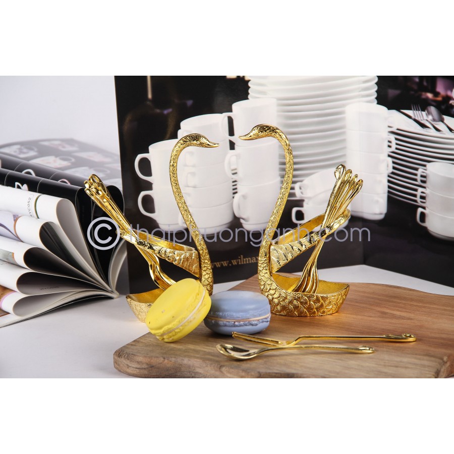 Bộ giỏ thìa, dĩa Thiên Nga