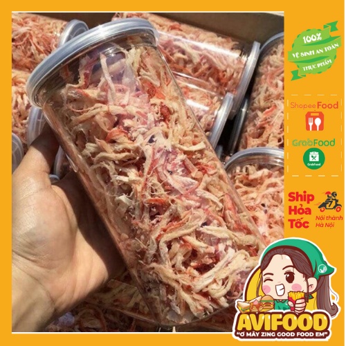 DATE MỚI 🦑🦑 Mực xé sợi hấp cốt dừa Hộp 300gr 🦑🦑 Avifood Đồ ăn hot trend | BigBuy360 - bigbuy360.vn