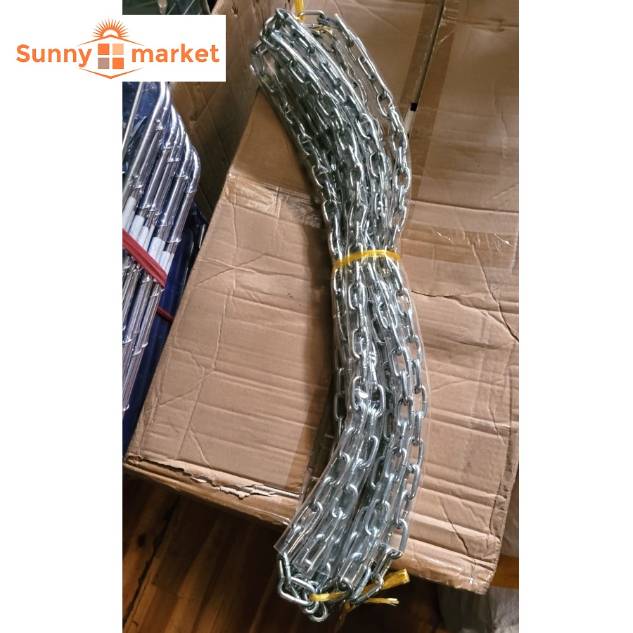 Dây xích bọc nhựa 5 ly dài 0.8m dùng khoá xe, khóa cổng cực kỳ chắc chắn