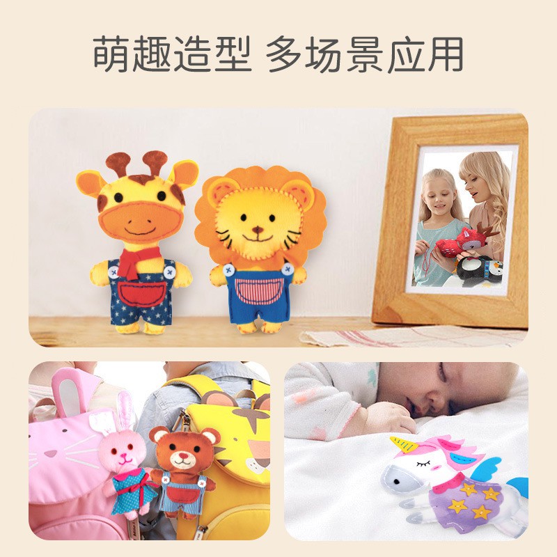 Búp Bê Vải Cotton Thủ Công Thiết Kế Sáng Tạo Giáo Dục Cho Bé Gái