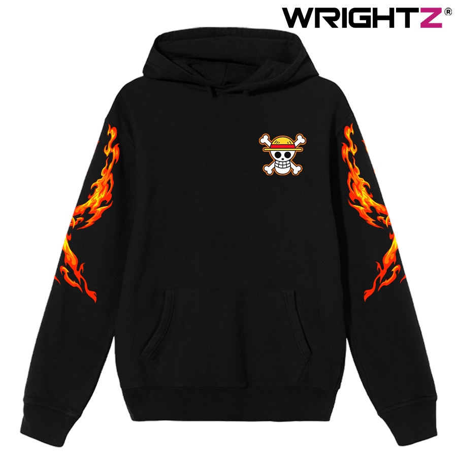 Áo hoodie anime Wrightz luffy sanji zoro One Piece đảo hải tặc manga unisex oversize form rộng thời trang đường phố