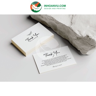 Card cám ơn, Phiếu cám ơn cho khách hàng - MS: 013