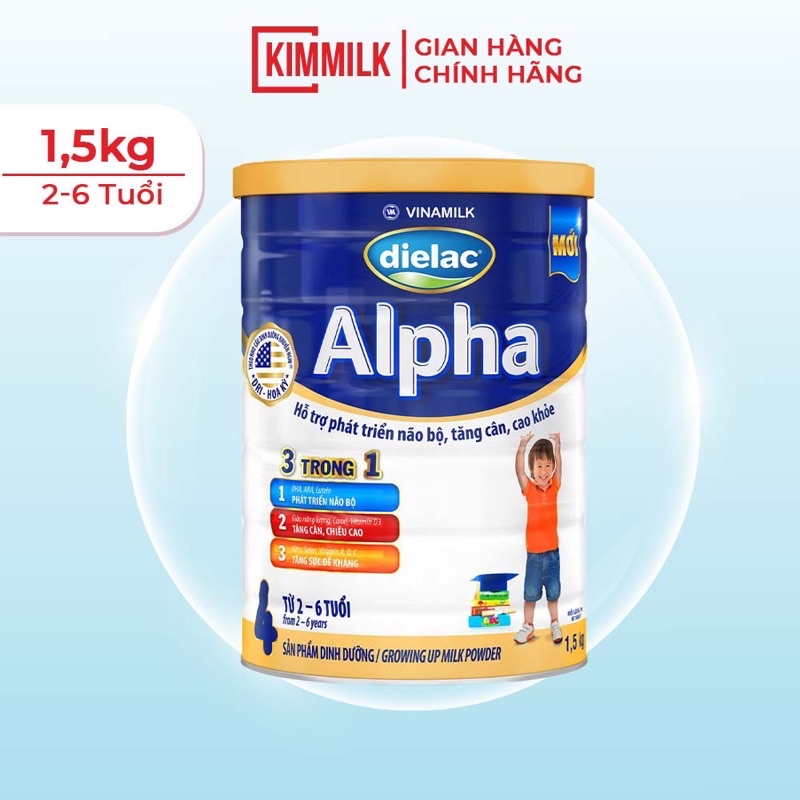 Sữa Bột Dielac Alpha 4 1.5kg