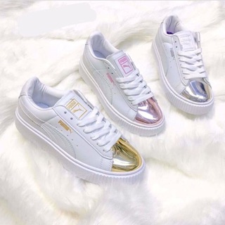 Puma metal toe vàng hồng bạc