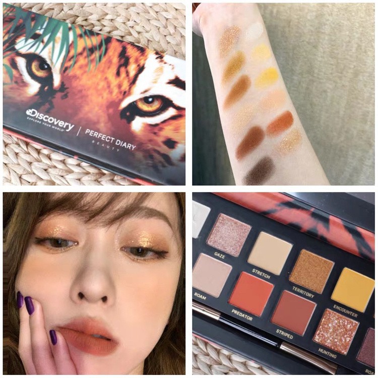 [Dễ nứt ô nhũ] Phấn Mắt Perfect Diary Discovery Eyeshadow 12 ô