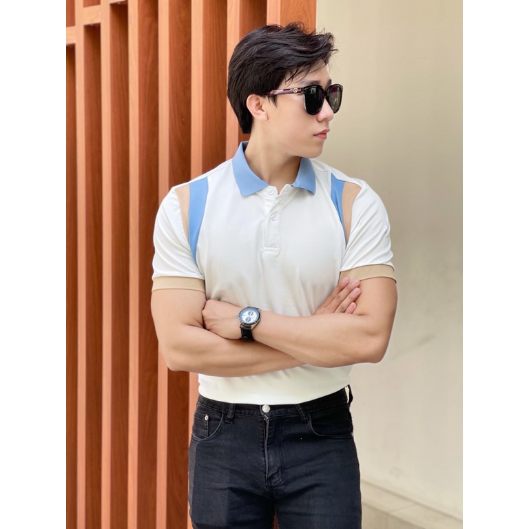 (HCM) ÁO THUN NAM CỔ TRỤ FORM ÔM BODY THỜI TRANG NAM CÁ TÍNH SIÊU HOT - THỜI TRANG LUXURY CHUẨN NÉT KOKO MI FASHION