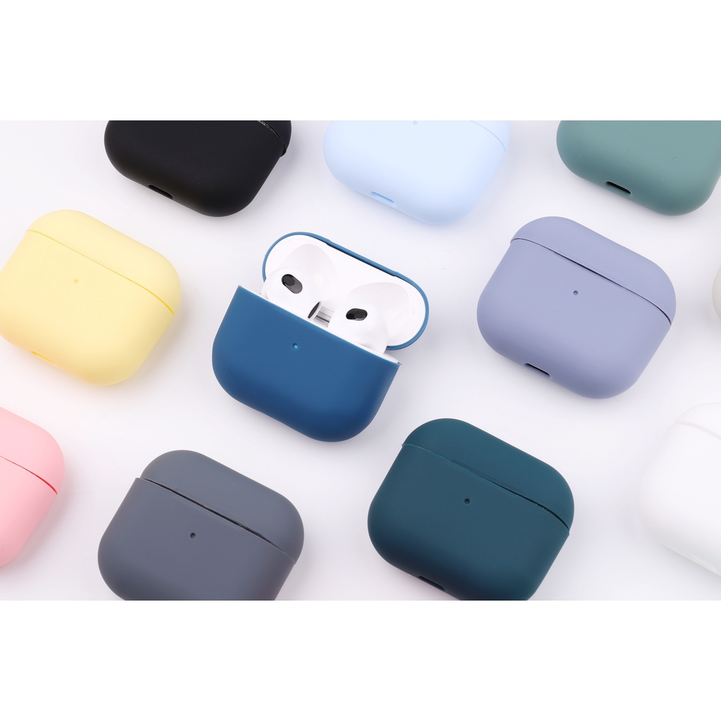 Vỏ Bảo Vệ Hộp Sạc Tai Nghe compatible AirPods 3Rds 3 Năm 2021 Apple Bluetooth 3 Ốp
