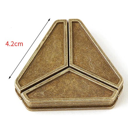 Đồ chơi trí tuệ_Thử thách trí não_The Triangle Block - Hanayama Puzzle_Hack não &amp; Xoắn não_IQ Toys_Giải đố_Thông minh