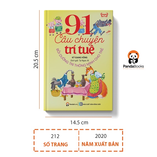 Sách - 91 câu chuyện trí tuệ bồi dưỡng trí thông minh cho trẻ