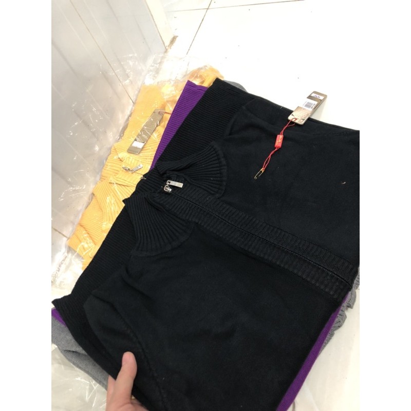 Áo khoác thun len trung niên hàng QC dây kéo | BigBuy360 - bigbuy360.vn