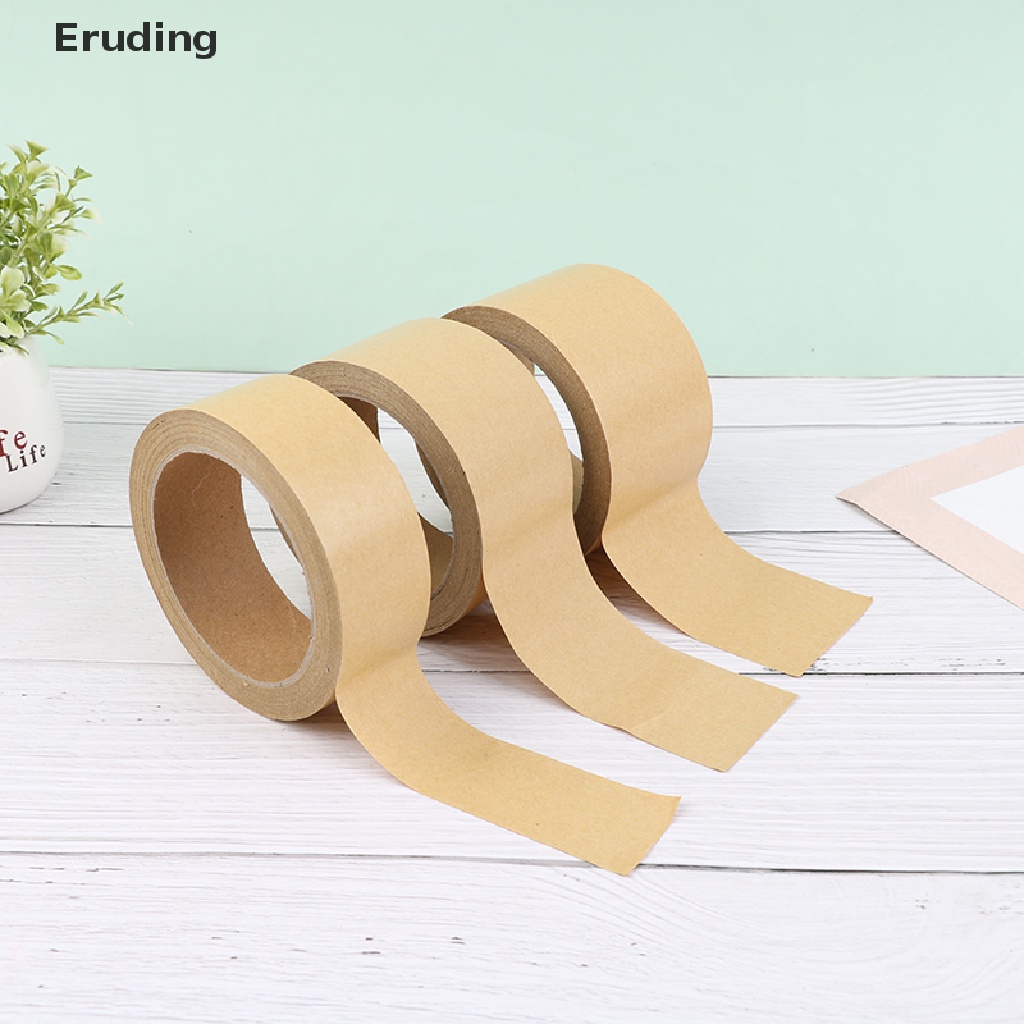Cuộn băng keo giấy kraft màu nâu dài 30m tiện dụng