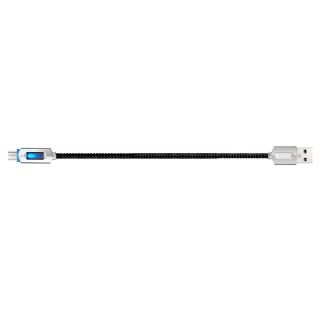 Cáp Sạc Dây Bện Dài 1m Cổng Usb Có Đèn Led Dành Cho Android