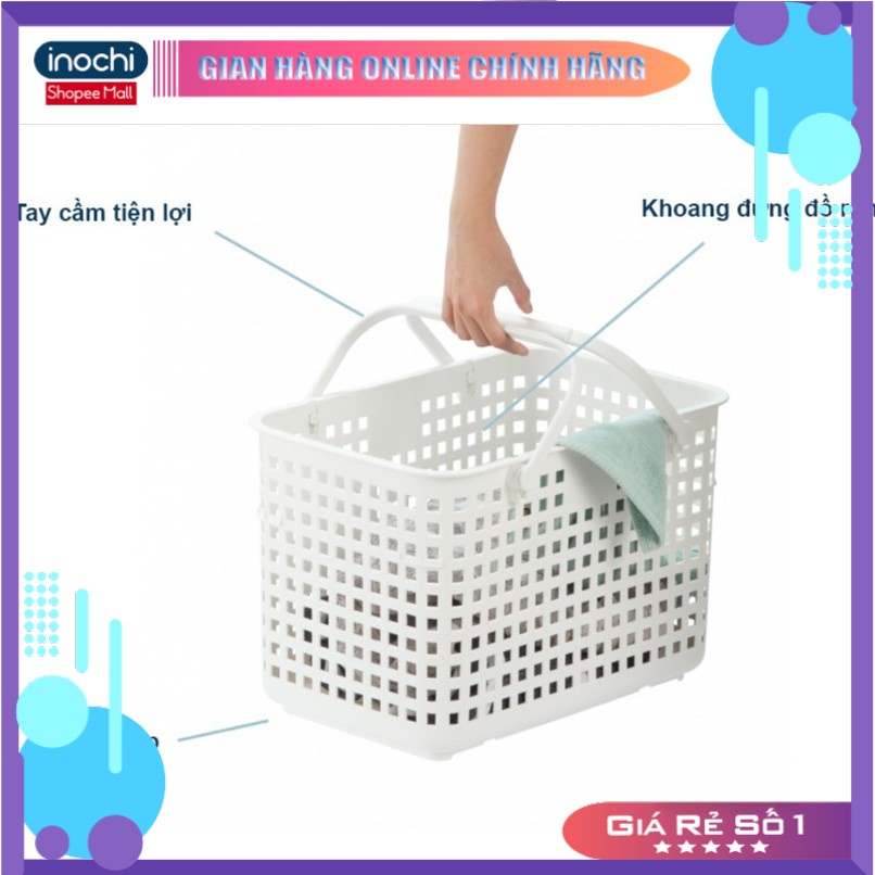 Giỏ đựng đồ Quai Bên TOKYO INOCHI Nhựa Cao Cấp Chắc Chắn Sang Trọng
