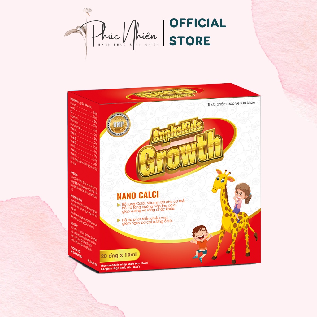 Nano Canxi Anphakids Growth Viện Hàn lâm KH&CN Việt Nam, bổ sung Canxi giúp trẻ cao lớn