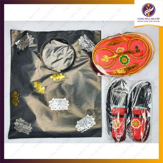 Bộ quần áo ông bà tiền chủ vàng mã loại đẹp - vm39