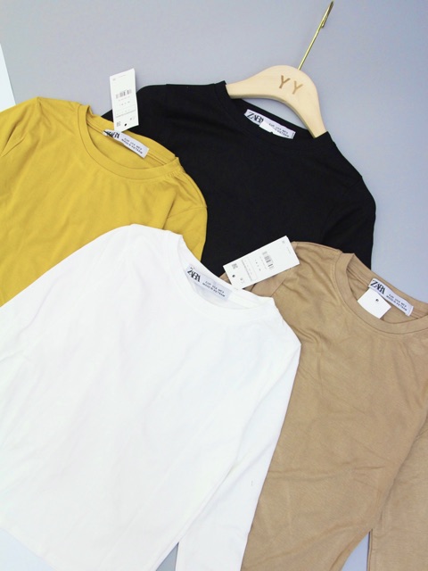 [Mã WARUN10 giảm 10K đơn 99K] ÁO THUN NỮ DÀI TAY CỔ TRÒN COTTON BOZIP | BigBuy360 - bigbuy360.vn