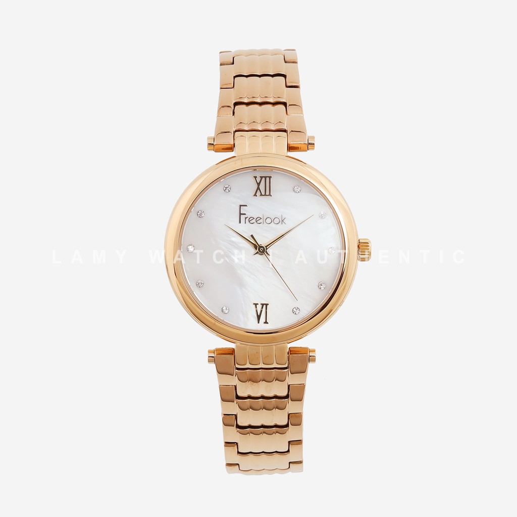 Đồng hồ nữ Freelook Brilliant Summer Gold Metal Wire Watch F.7.1044.03