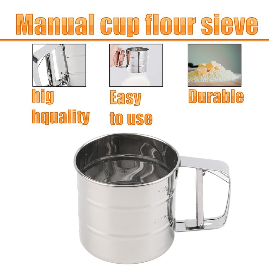 Dụng Cụ Rây Bột Bằng Thép Không Gỉ